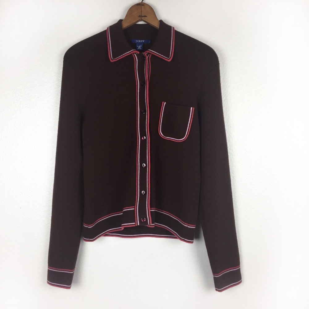 VINTAGE J.Crew 100% Merino Wool Cardigan Sweater